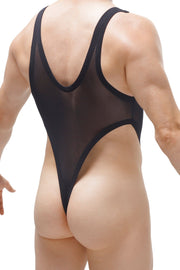 Bodysuit Thong Lepuil Net Black