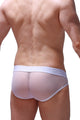 Bikini Mega Bulge Mesh White