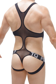 Body Jockstring Oze Net Black