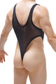 Bodysuit Thong Lepuil Net Black