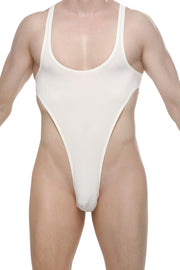 Bodythong Carbay Rib White