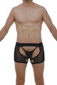 Boxer String Garter Angy Net Black