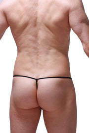 G-string cocksak bee black