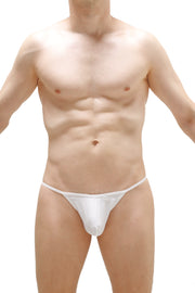 G-string Metal Heart White