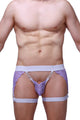 G-string Garter Pinces Lavender