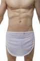 Loincloth Mesh Stripes White