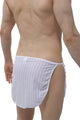 Loincloth Mesh Stripes White