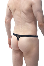 Thong Lace Black